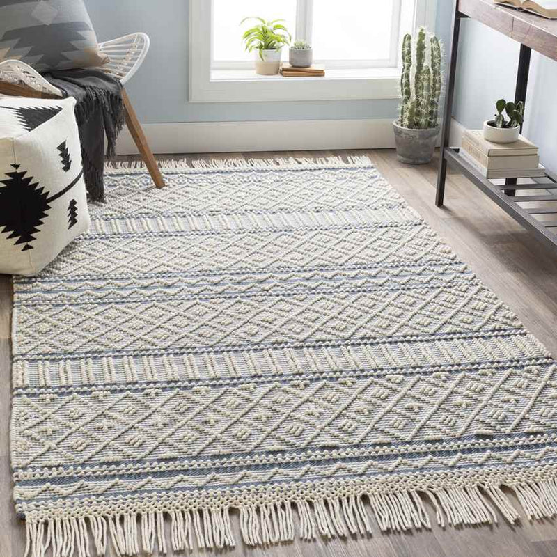 Tours Cottage Denim Area Rug