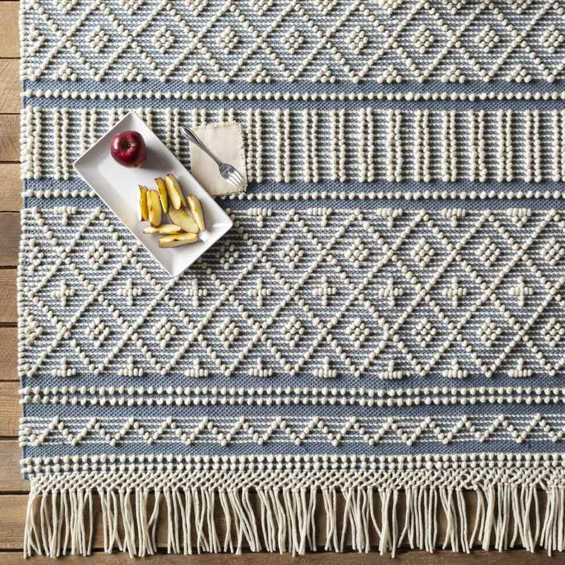 Tours Cottage Denim Area Rug