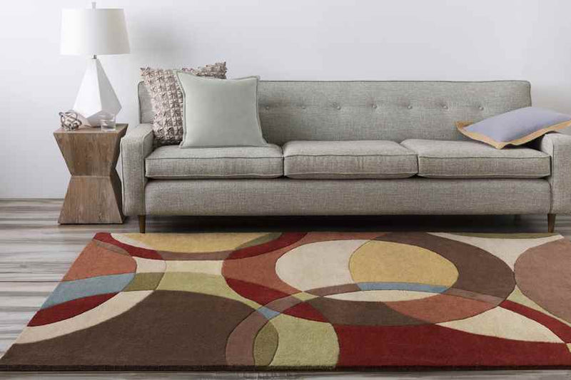 Besancon Modern Tan Area Rug