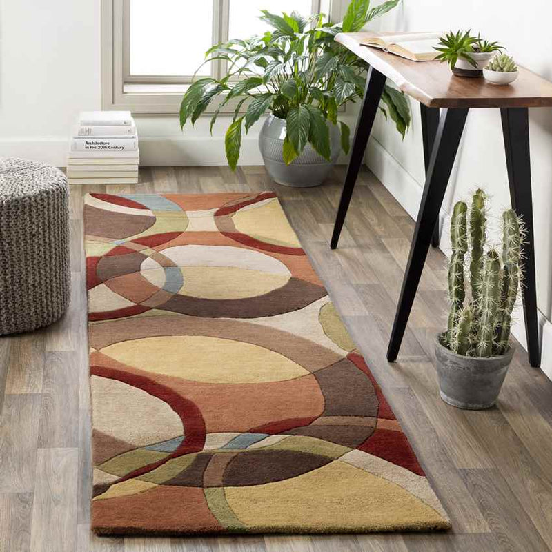 Besancon Modern Tan Area Rug