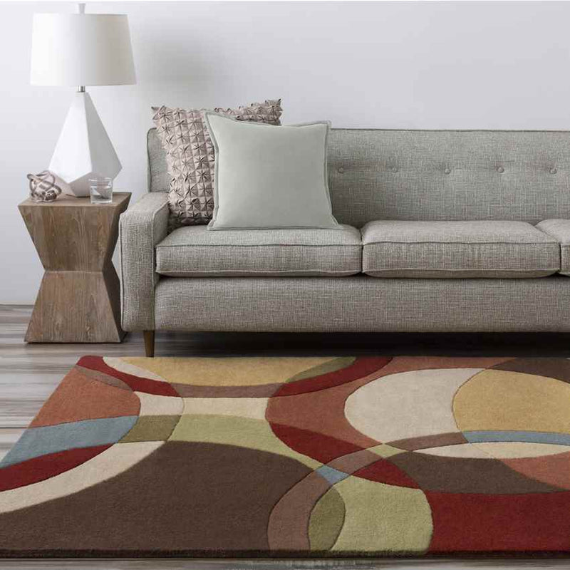 Besancon Modern Tan Area Rug