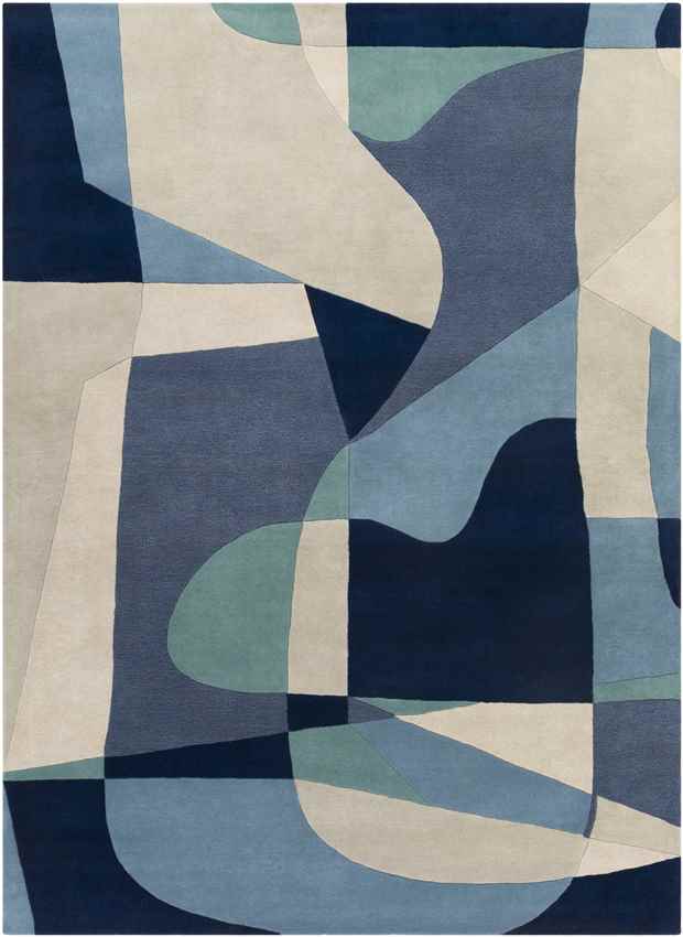 Orleans Modern Navy Area Rug