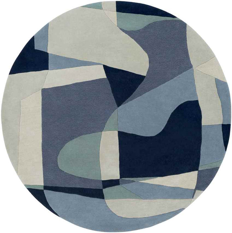 Orleans Modern Navy Area Rug