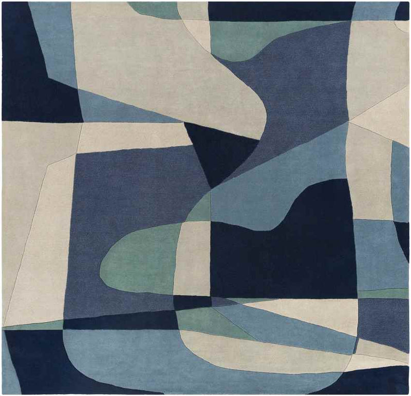 Orleans Modern Navy Area Rug