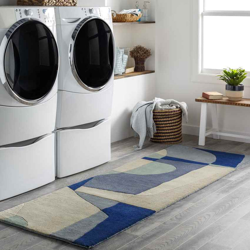 Orleans Modern Navy Area Rug