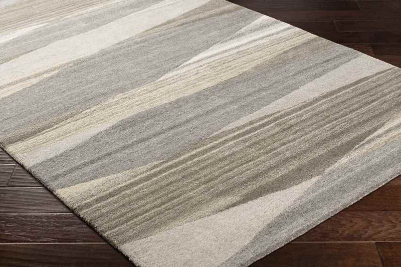 Mulhouse Modern Dark Brown Area Rug