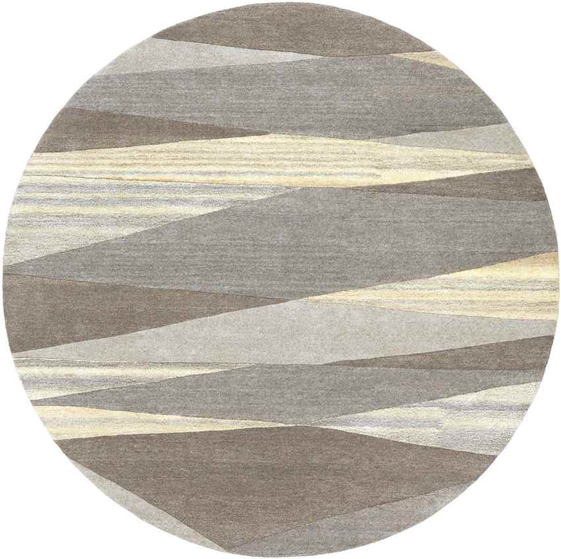 Mulhouse Modern Dark Brown Area Rug