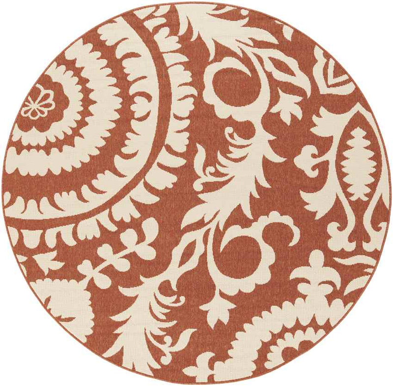 Nancy Cottage Rust Area Rug