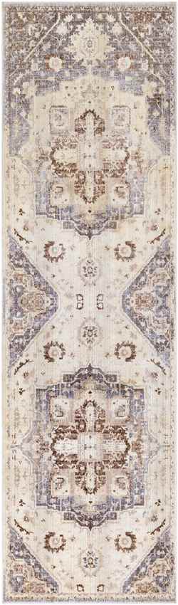 Roubaix Traditional Dark Brown Area Rug