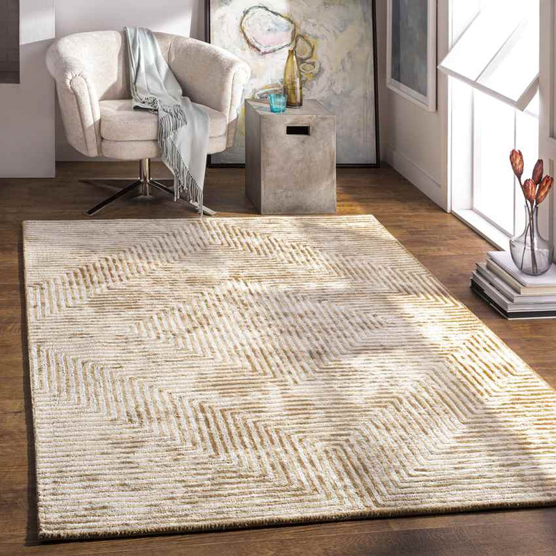 Calais Modern Light Beige Area Rug