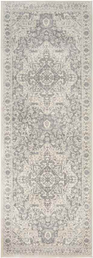 Troyes Traditional Medium Gray Area Rug