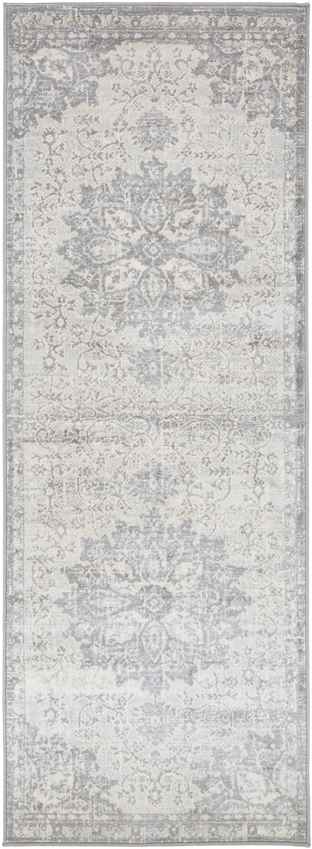 Clichy Traditional Medium Gray Area Rug