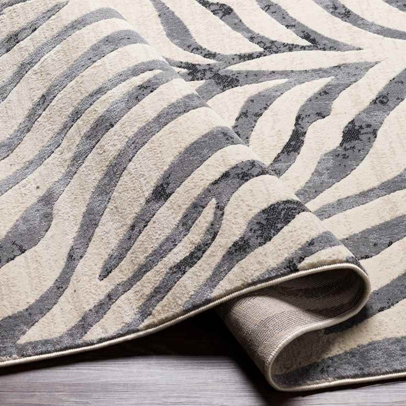 Chambery Modern Charcoal Area Rug