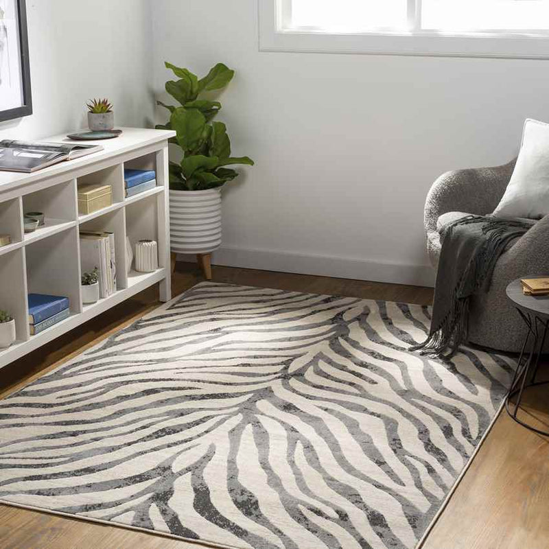 Chambery Modern Charcoal Area Rug