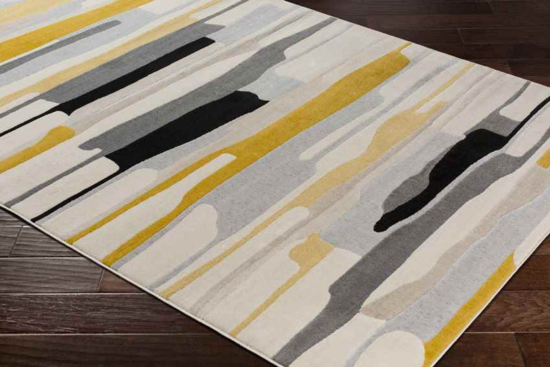 Lorient Modern Mustard/Ivory Area Rug