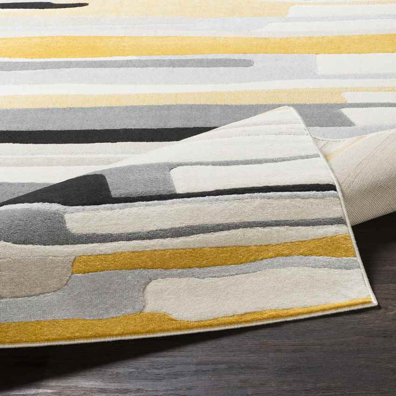 Lorient Modern Mustard/Ivory Area Rug