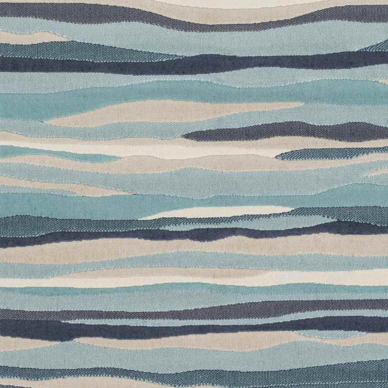 Montauban Modern Aqua Area Rug