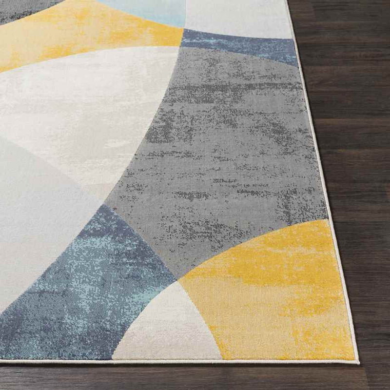 Sarcelles Modern Aqua Area Rug