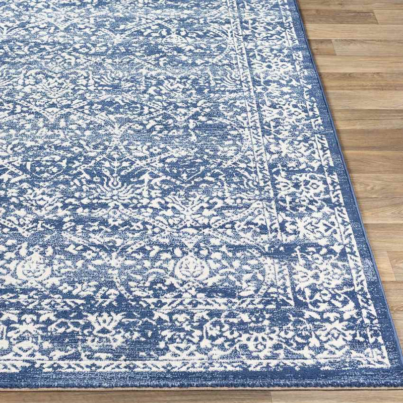 Beauvais Traditional Navy Area Rug