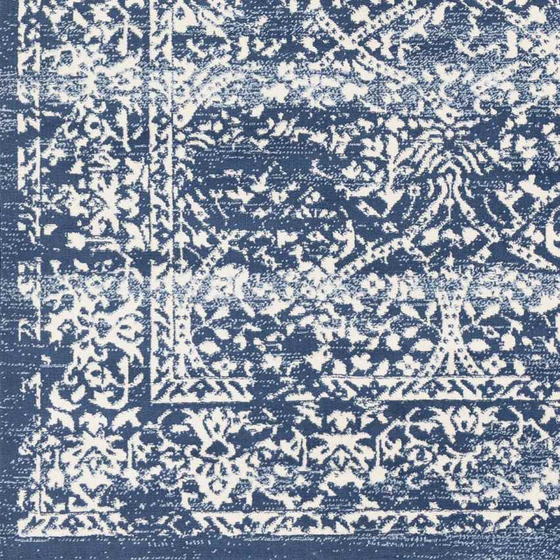 Beauvais Traditional Navy Area Rug