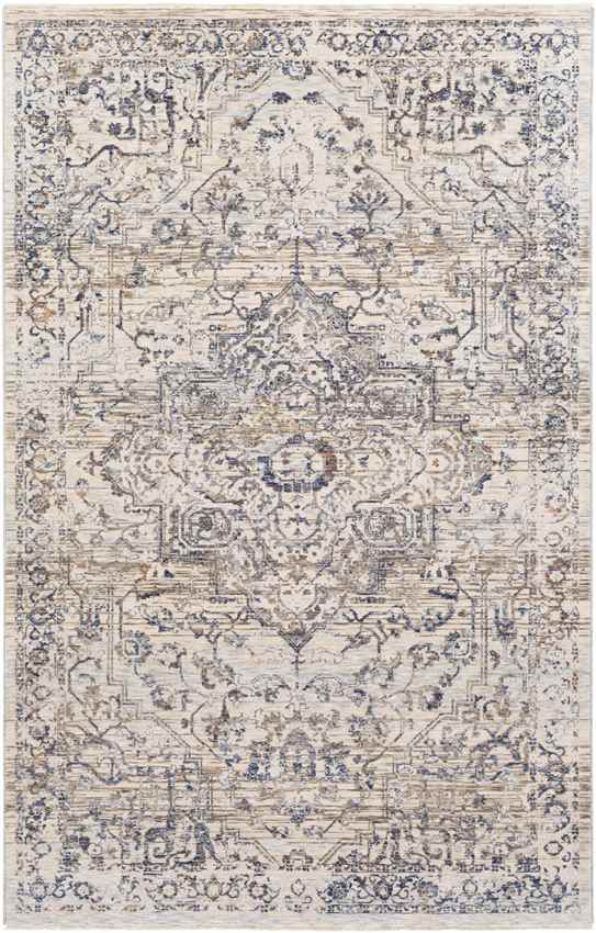 Annecy Traditional Navy Area Rug