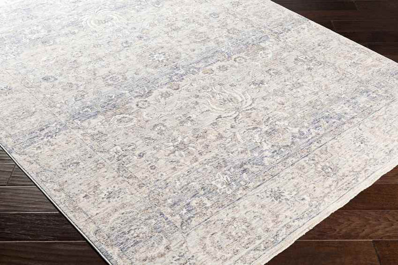 Grasse Traditional Navy Area Rug