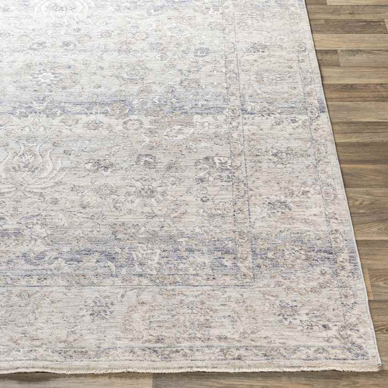 Grasse Traditional Navy Area Rug