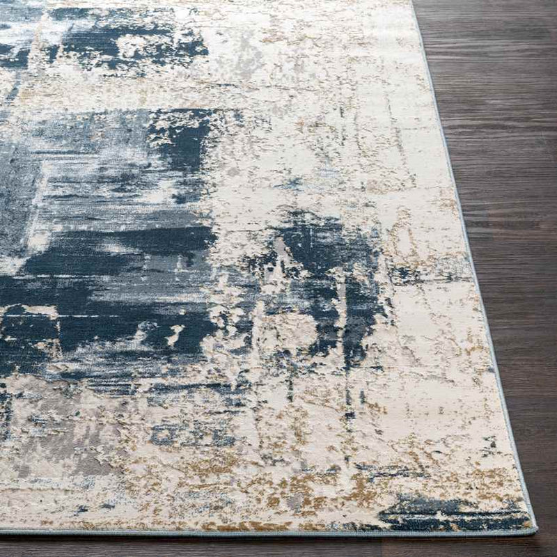 Bayonne Modern Dark Blue Area Rug