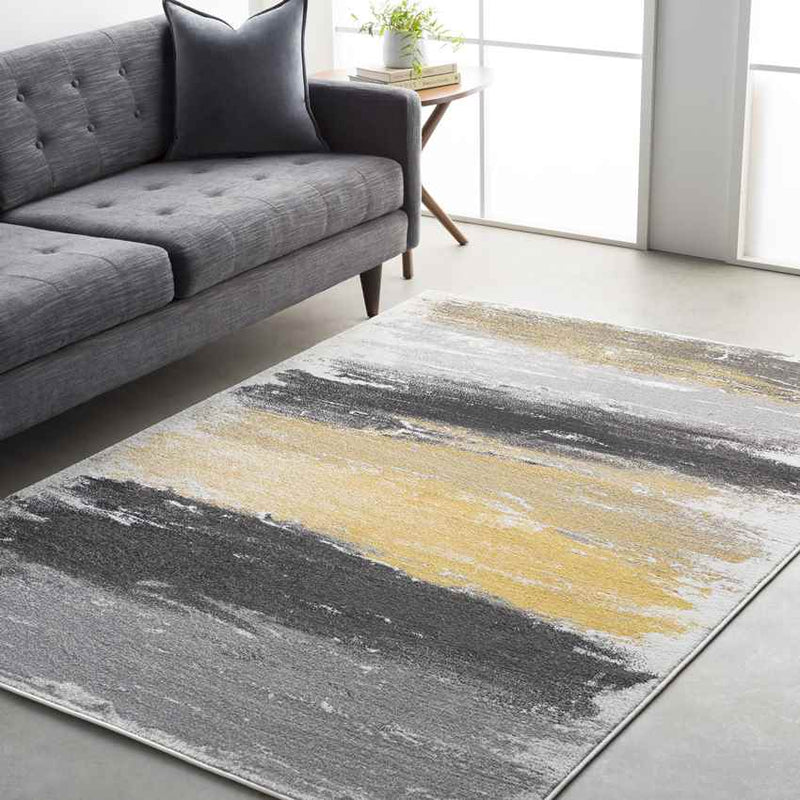 Tarbes Modern Charcoal Area Rug