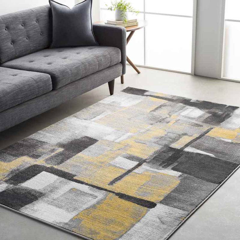 Arras Modern Mustard Area Rug