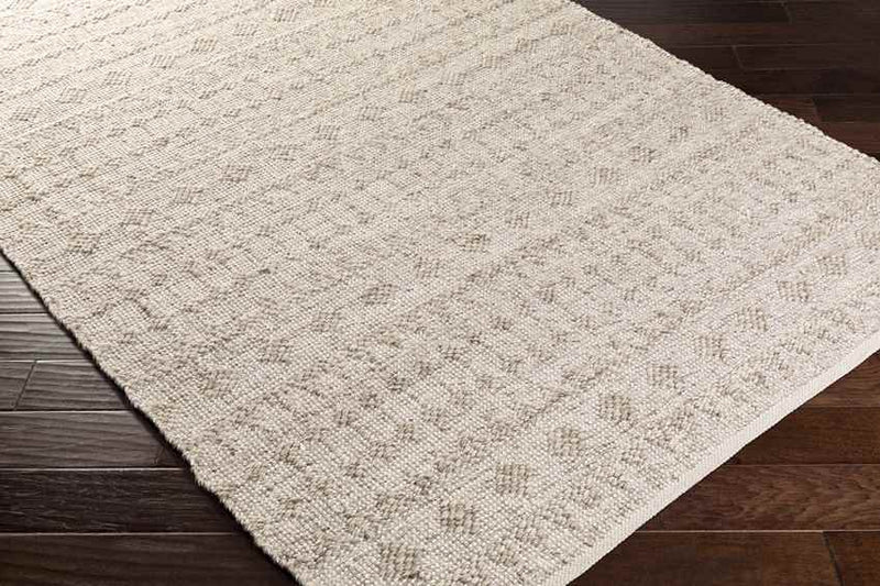 Compiegne Modern Metallic Silver Area Rug