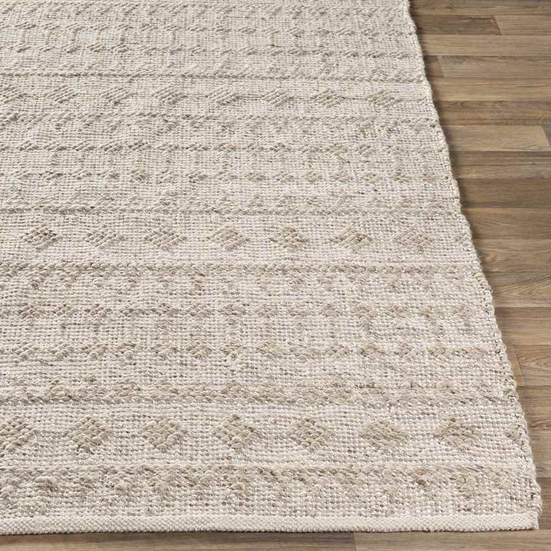 Compiegne Modern Metallic Silver Area Rug