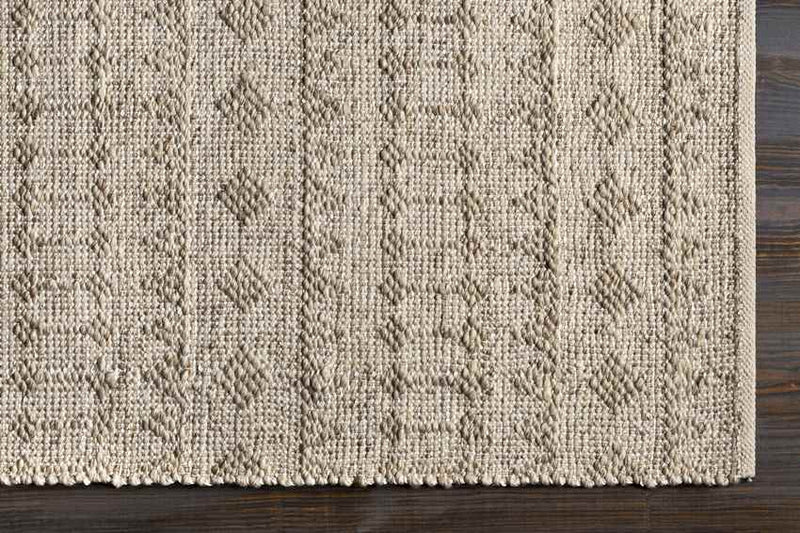 Compiegne Modern Metallic Silver Area Rug