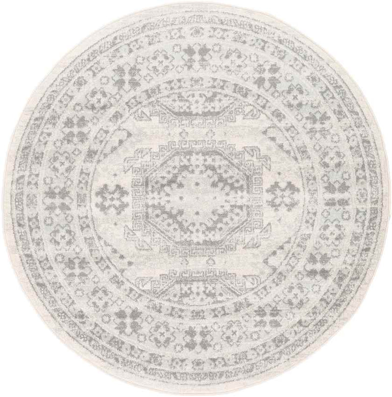 Bron Global Gray/Medium Gray/Khaki Area Rug