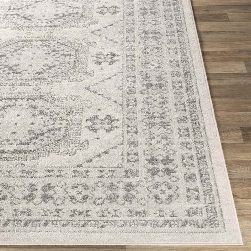 Bron Global Gray/Medium Gray/Khaki Area Rug