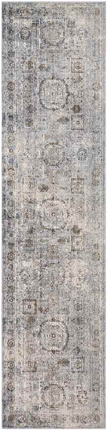 Montlucon Traditional Charcoal Area Rug