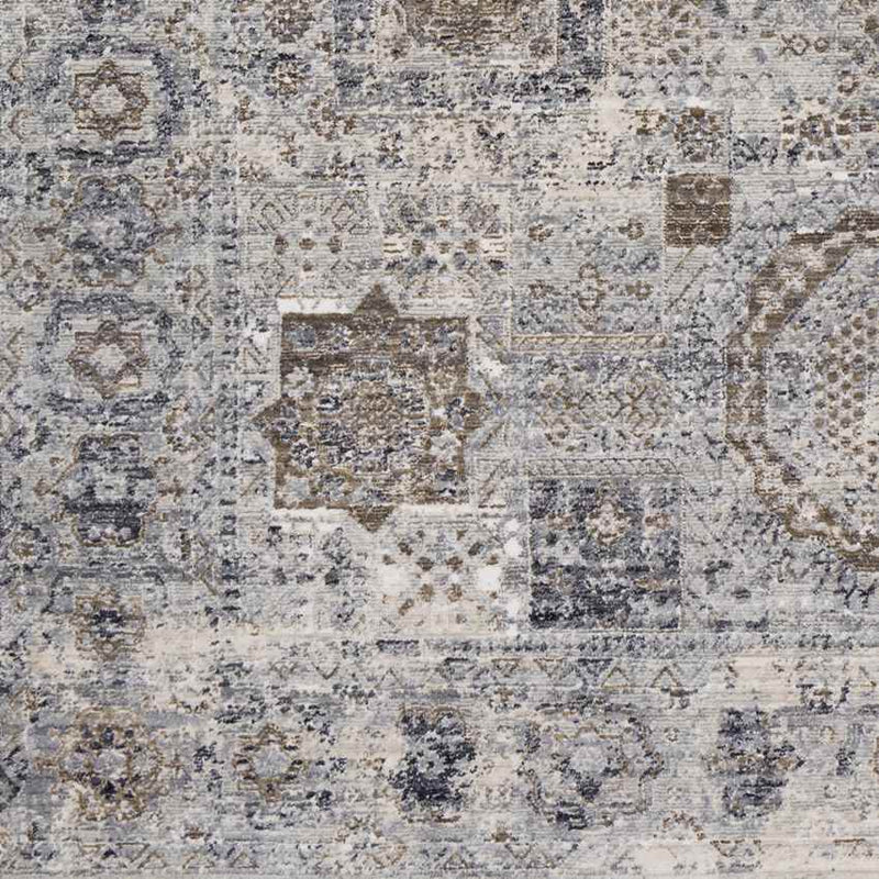 Montlucon Traditional Charcoal Area Rug