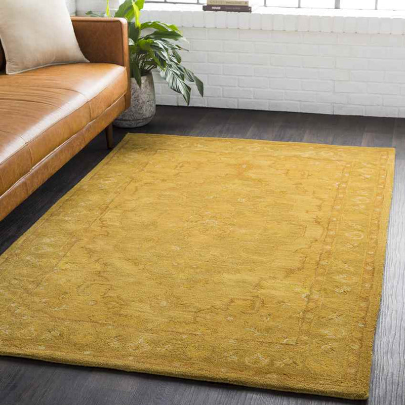 Chatou Traditional Mustard Area Rug