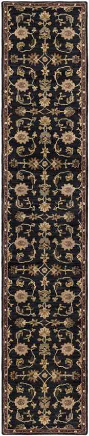 Maubeuge Traditional Ink Blue Area Rug