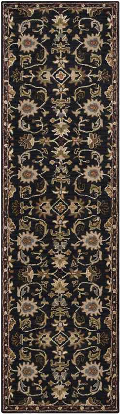 Maubeuge Traditional Ink Blue Area Rug