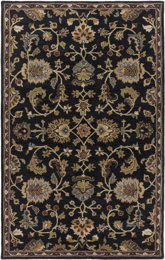 Maubeuge Traditional Ink Blue Area Rug