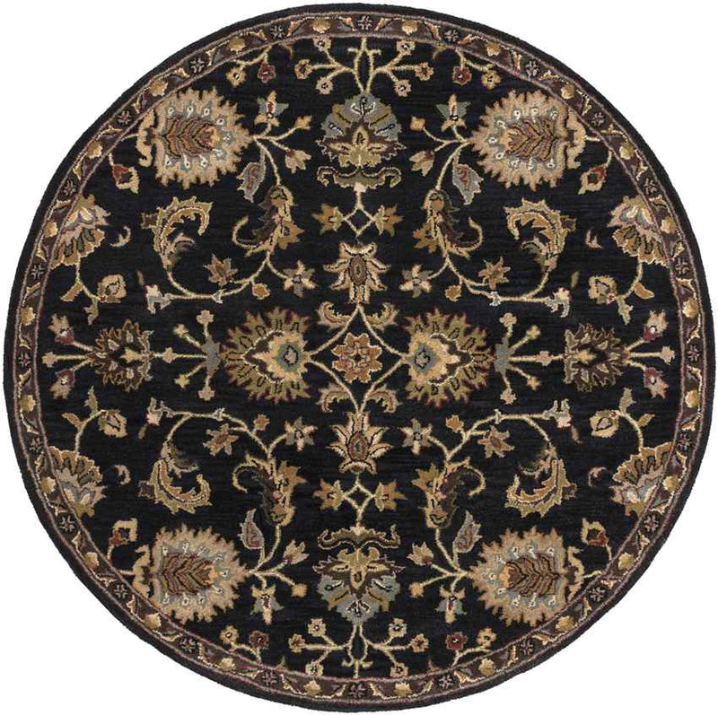 Maubeuge Traditional Ink Blue Area Rug