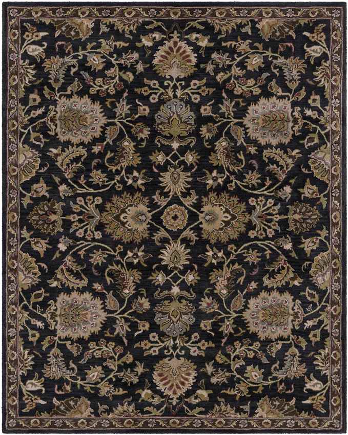 Maubeuge Traditional Ink Blue Area Rug