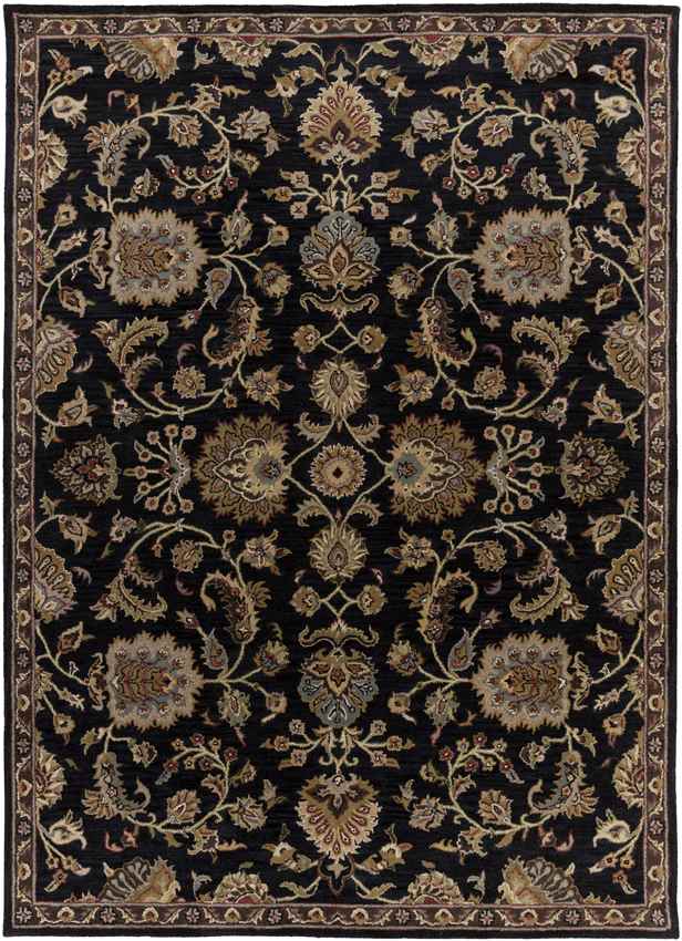 Maubeuge Traditional Ink Blue Area Rug