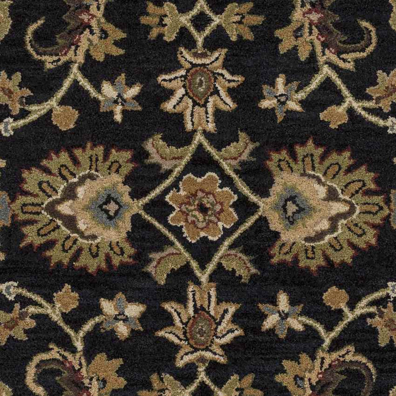 Maubeuge Traditional Ink Blue Area Rug