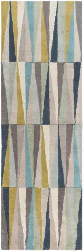 Yerres Modern Aqua Area Rug