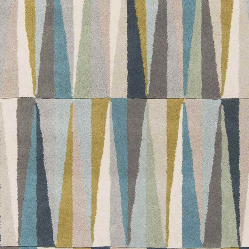 Yerres Modern Aqua Area Rug