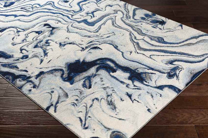 Soissons Modern Blue/Gray Area Rug