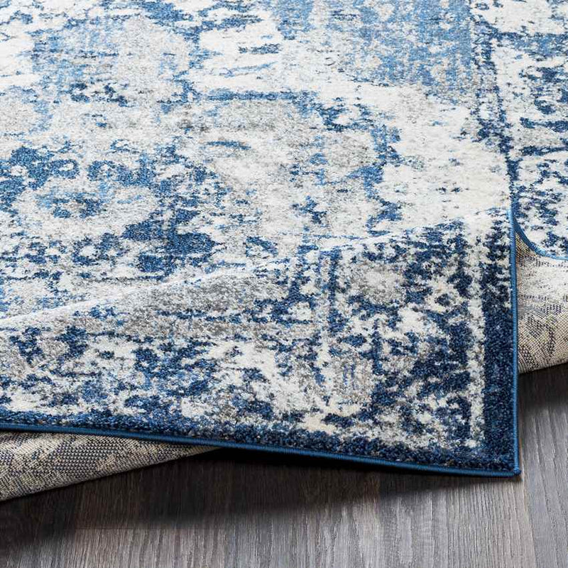 Bowen Traditional Navy/Dark Blue Area Rug