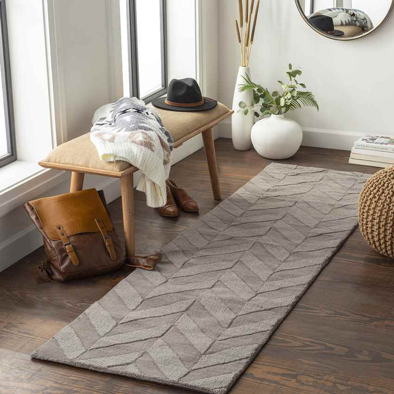 Menton Modern Taupe Area Rug